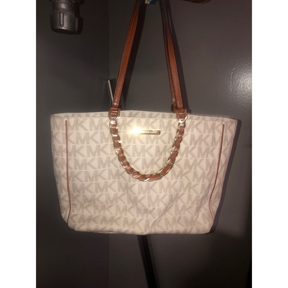 Michael Kors White/Gold bag